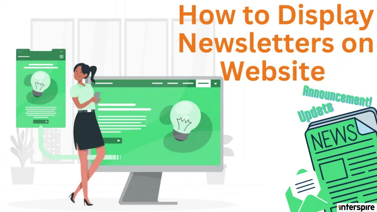 How to Display Newsletters on Website