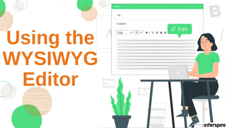 Using the WYSIWYG Editor